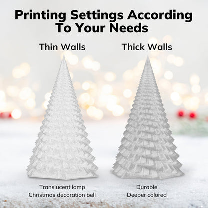 Amolen PLA Shiny Glitter – glitter particle detail on printed surface close-up