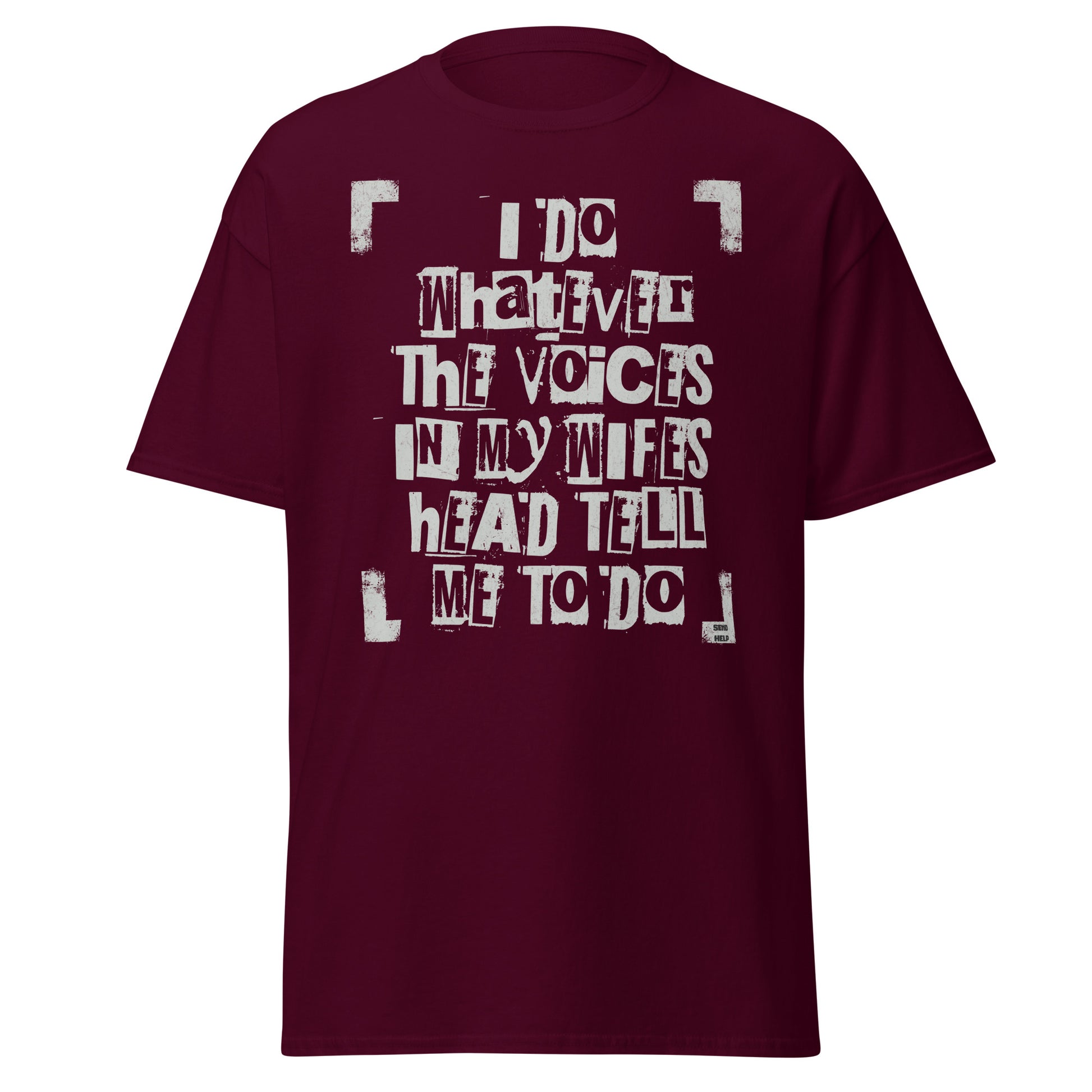 Boss Wife graphic tee voices in wife's head funny shirt VectorDesignsArizona