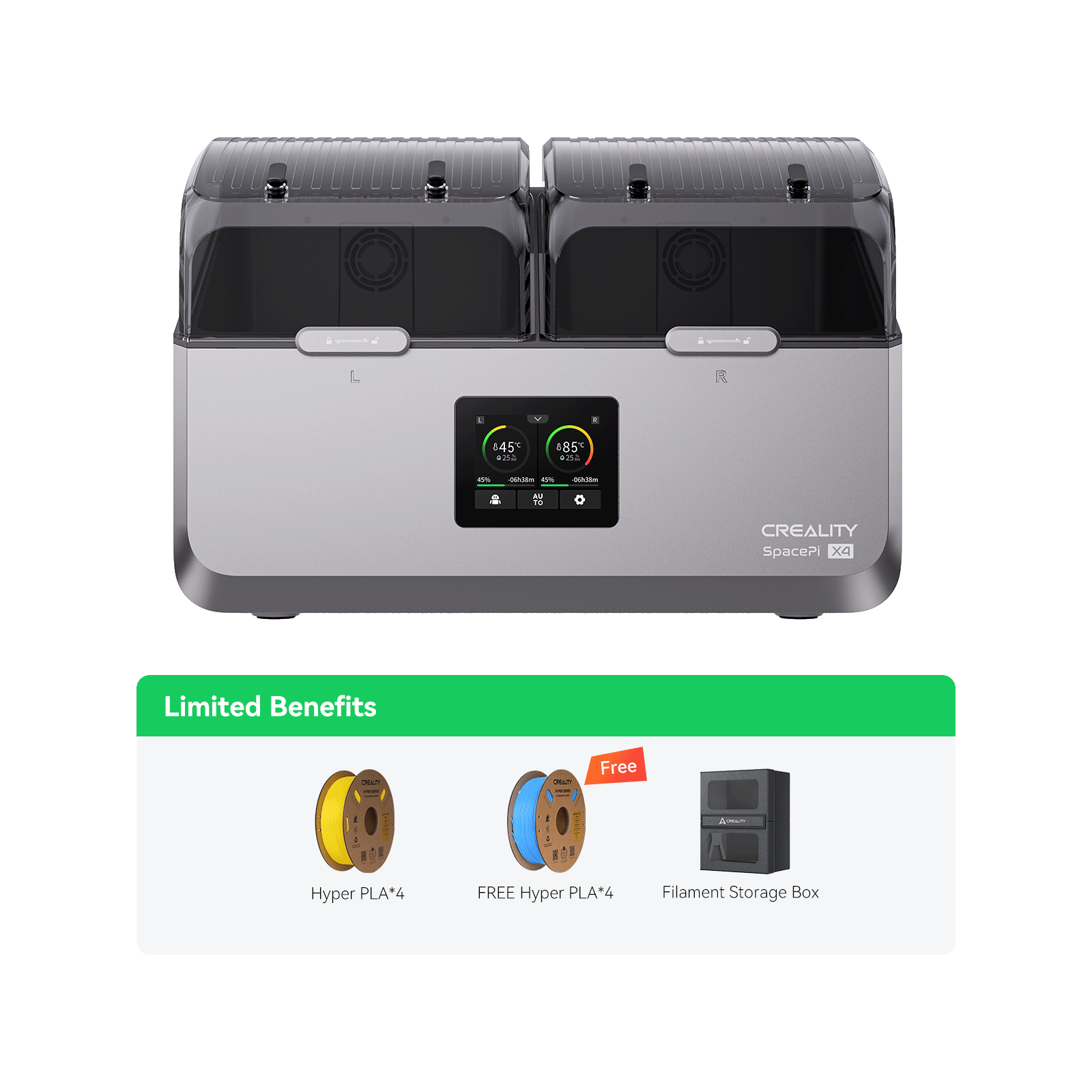 Creality SpacePi X4 Canadian market listing – available from VectorDesignsArizona authorized Creality reseller