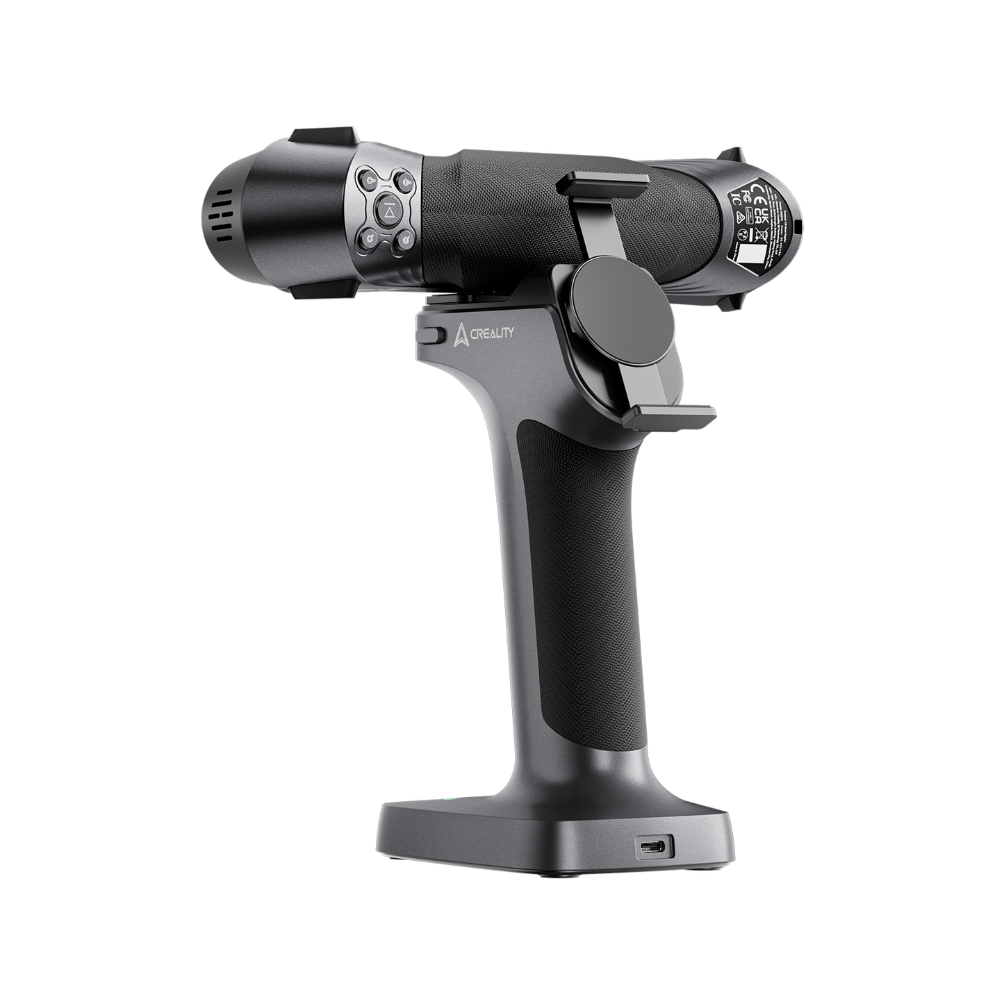 Creality RaptorX scanning outdoors showing wireless freedom for field scanning of structures and large objects