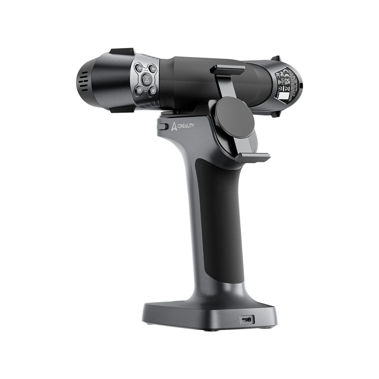 Creality RaptorX scanning outdoors showing wireless freedom for field scanning of structures and large objects
