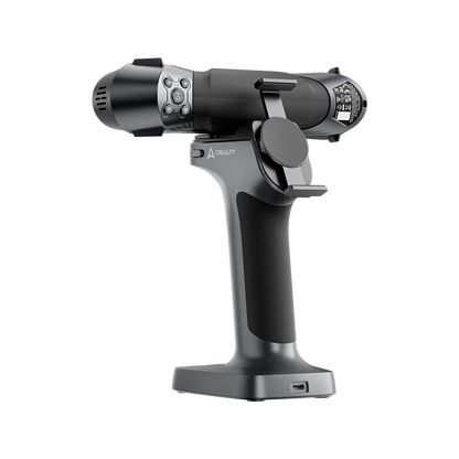 Creality RaptorX scanning outdoors showing wireless freedom for field scanning of structures and large objects