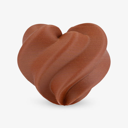 AMOLEN Wood PLA filament spool in Cherry Wood — warm medium-reddish wood tone, 1.75mm 1KG