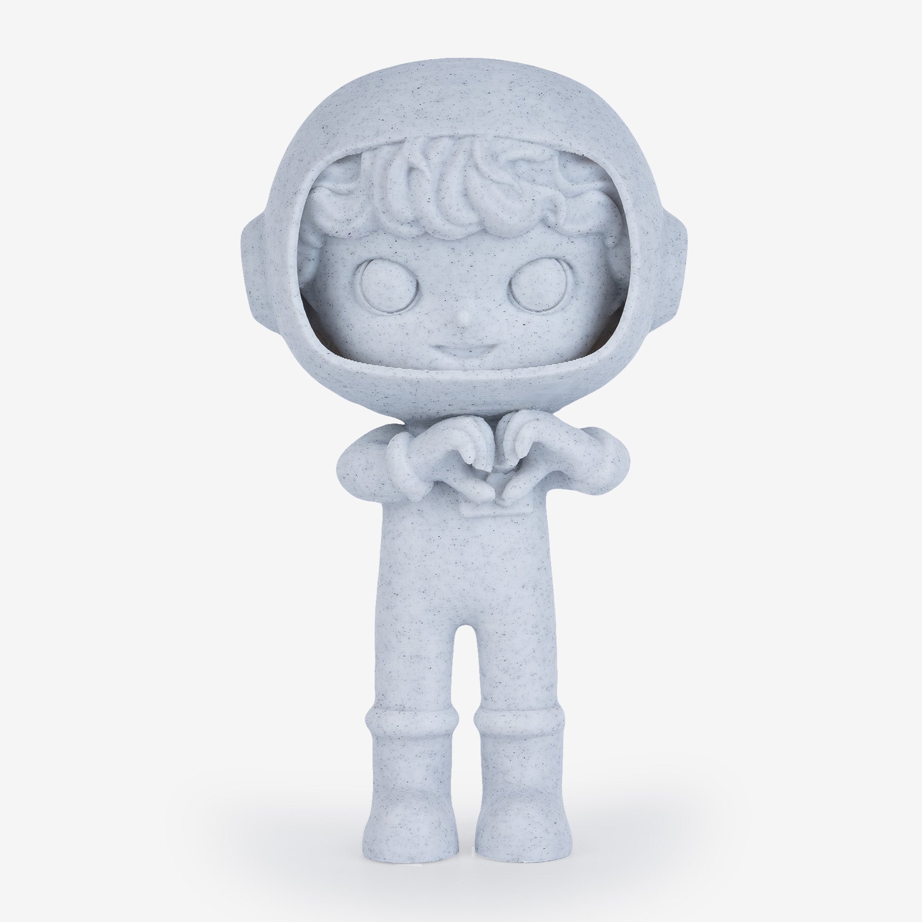 AMOLEN Marble PLA filament close-up showing realistic stone vein texture