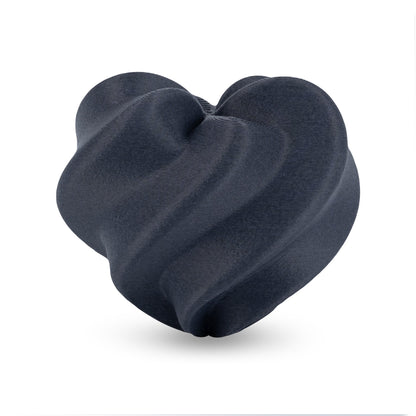 AMOLEN PLA Carbon Fiber 1.75mm 1KG spool — studio shot showing matte CF surface