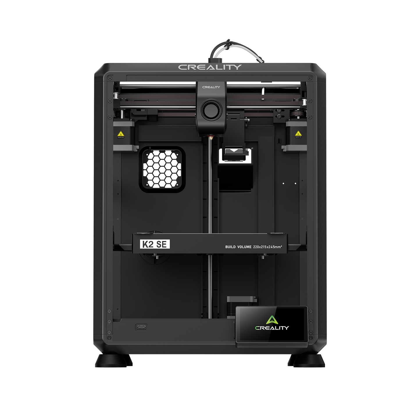 Creality K2 SE 500mm/s max speed and 20000mm/s squared acceleration for high-efficiency 3D printing