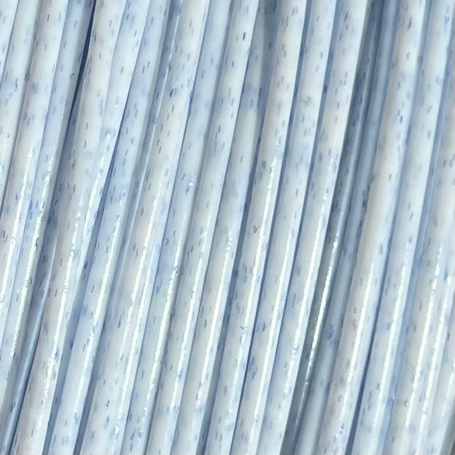 Cookiecad Vanilla Blueberry PLA filament detail – chip-style speckling pattern