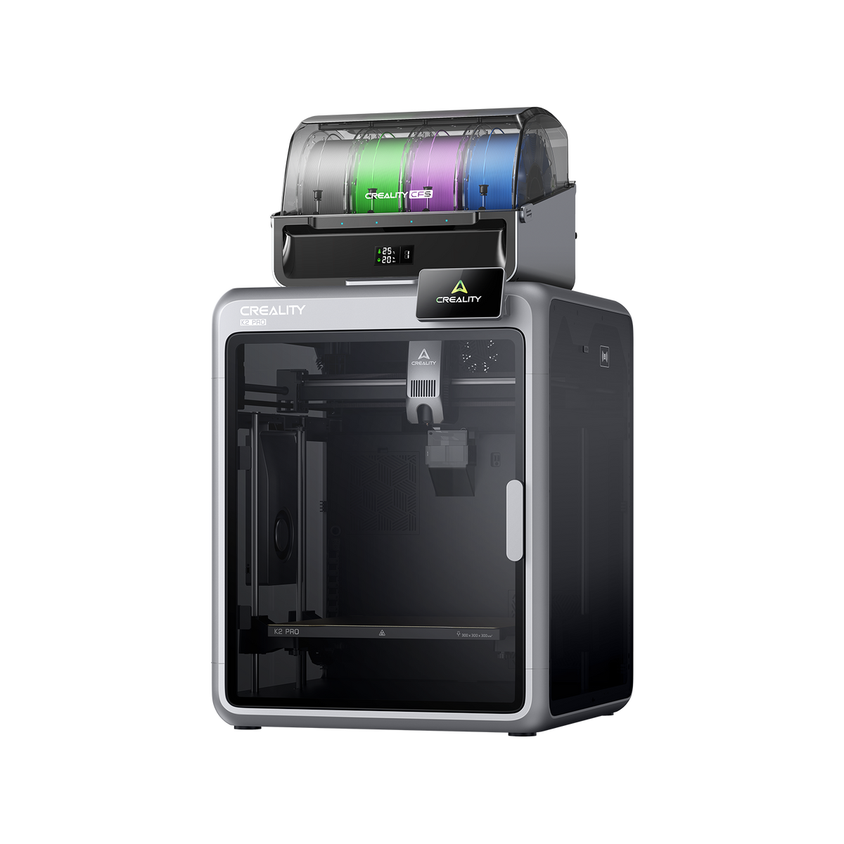 Creality Official Store Creality K2 Pro Combo 3D Printer | Multicolor Enclosed | 300×300×300mm High-Speed - K2 Pro Combo