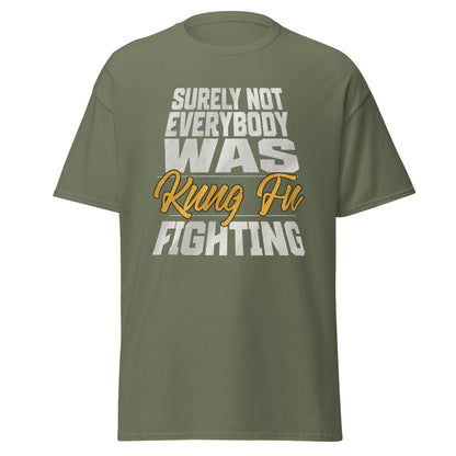 kung fu fighting graphic tee retro music tee by VectorDesignsArizona
