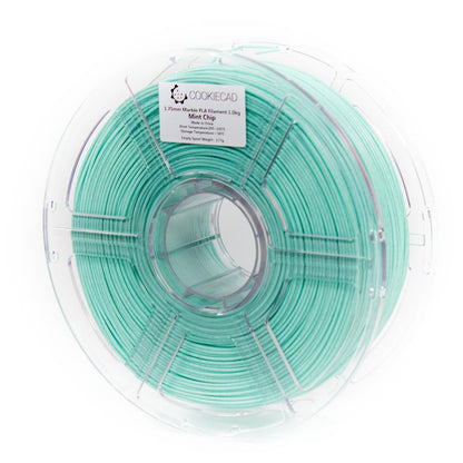 Cookiecad Mint Chip Marble PLA filament 1.75mm 1kg – mint green with dark marble specs, spool