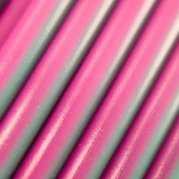 Cookiecad Mermaid Mixer PLA filament close-up – green purple color mixing