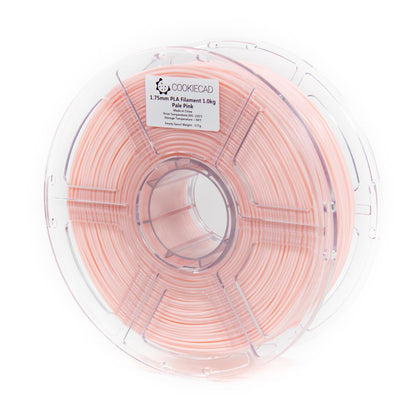 Cookiecad Pale Pink PLA filament 1.75mm 1kg – delicate soft pink spool