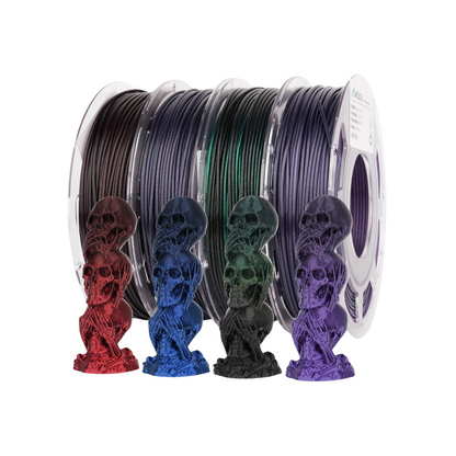 AMOLEN Silk Shiny Gradient PLA variety pack — product overview 1.75mm