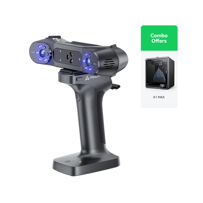 Creality RaptorX lifestyle hero shot showing premium wireless hybrid 3D scanner – buy from VectorDesignsArizona Tucson AZ
