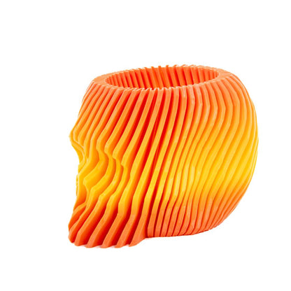 Cookiecad Sunrise PLA filament – printed sample showing gradient
