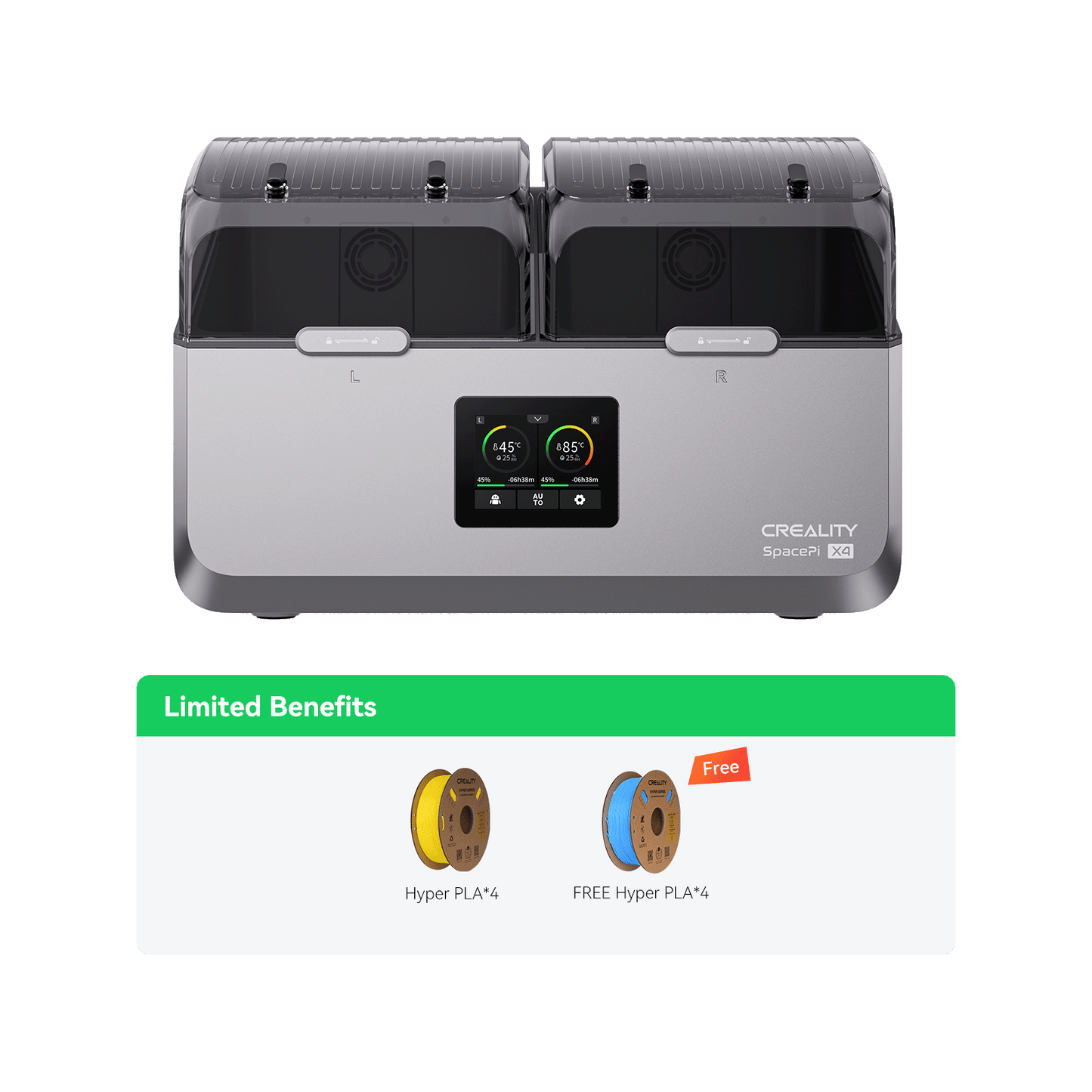 Creality SpacePi X4 US market listing – buy from VectorDesignsArizona authorized Creality reseller Tucson Arizona