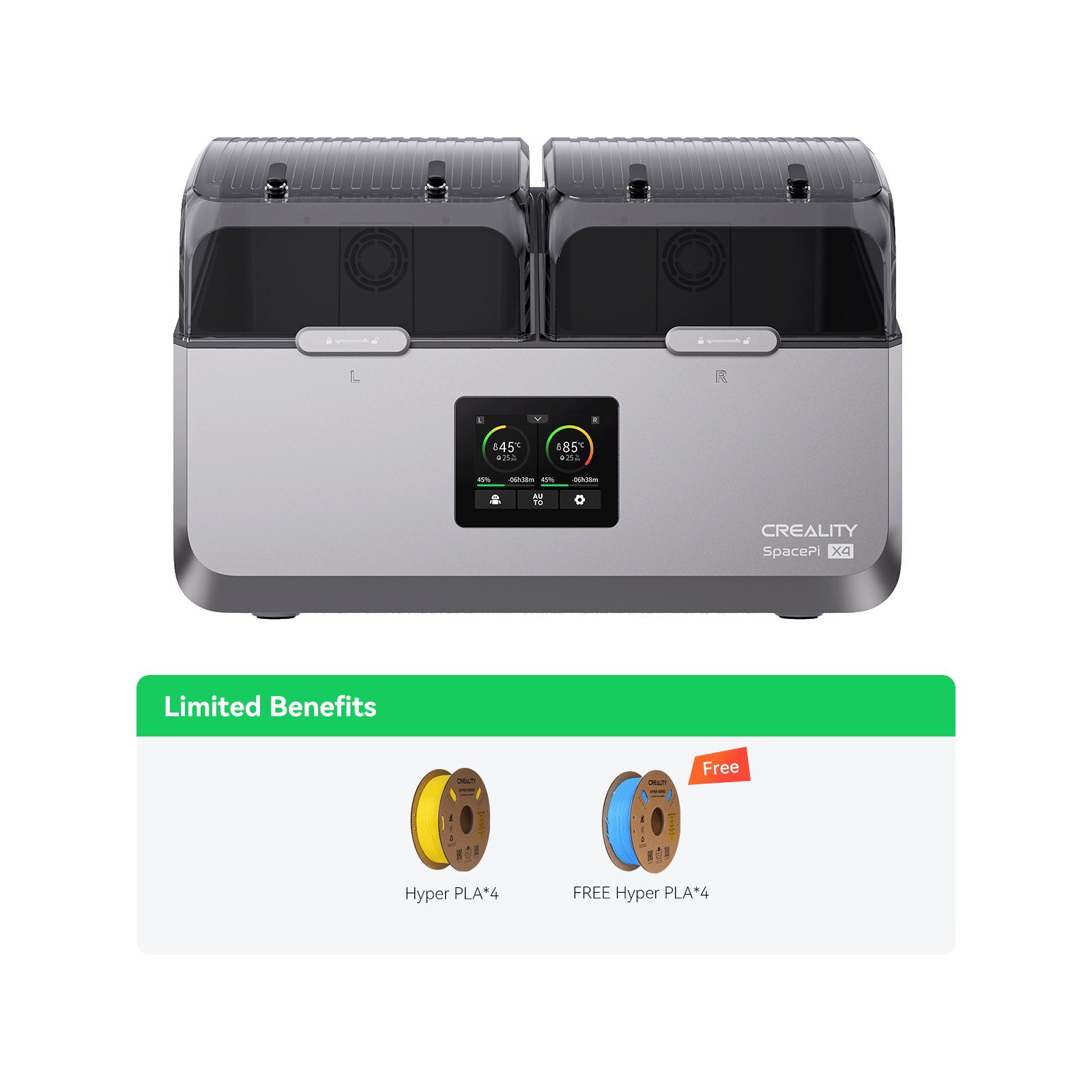 Creality SpacePi X4 US market listing – buy from VectorDesignsArizona authorized Creality reseller Tucson Arizona