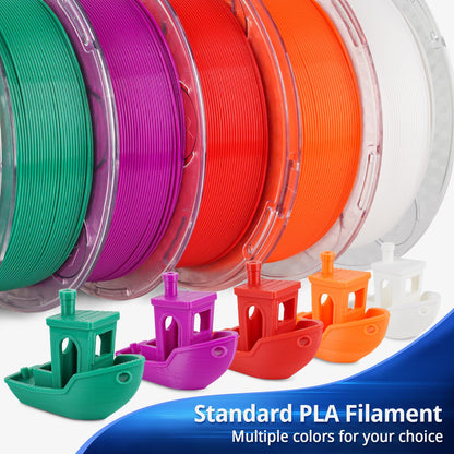 High Speed PLA filament spool — warm white colorway