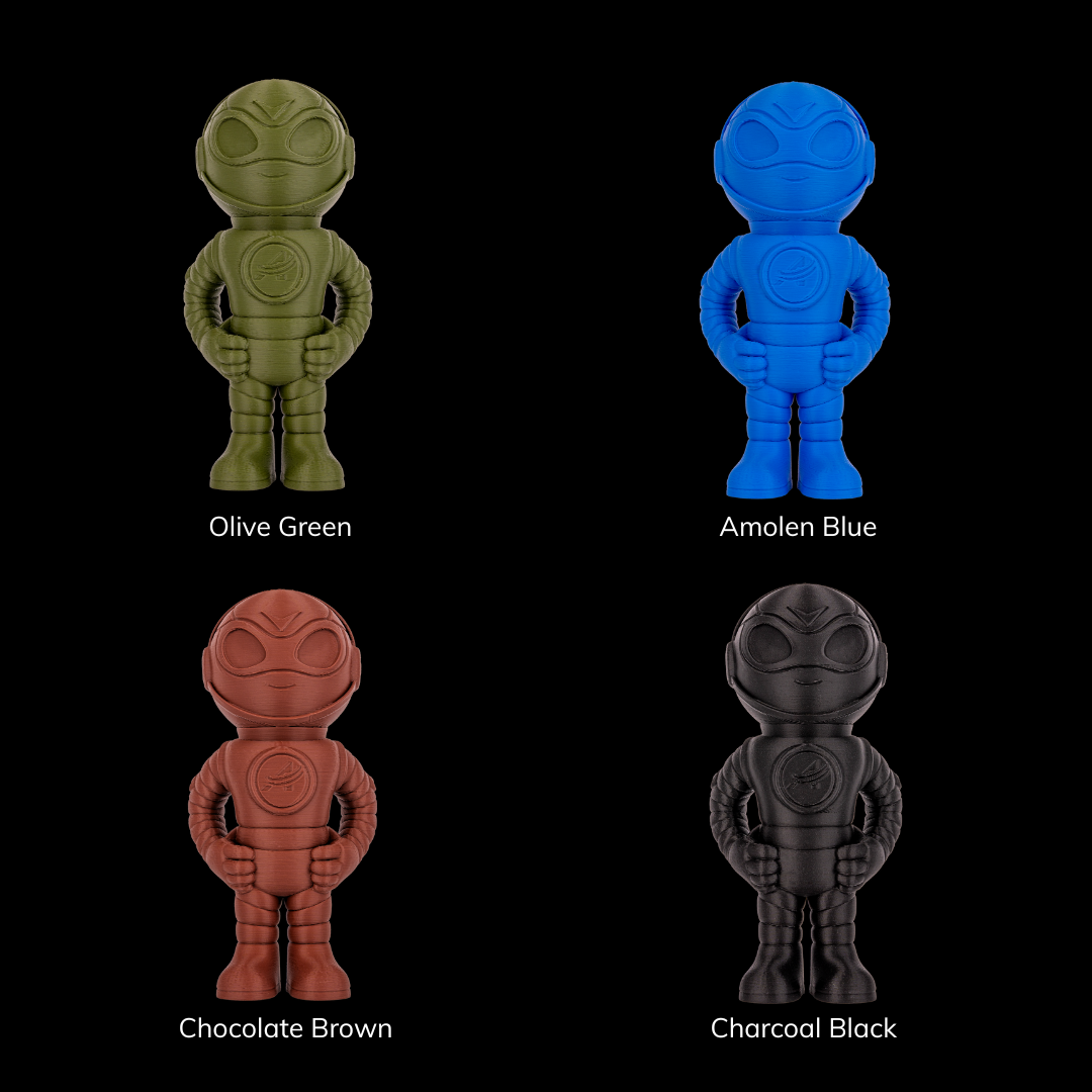 AMOLEN 8th Anniversary branding — filament collection overview with branded product imagery