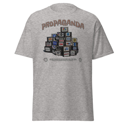 retro propaganda graphic tee Beware the Propaganda t-shirt VectorDesignsArizona