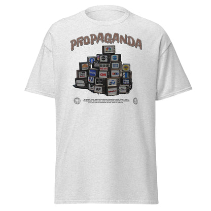 retro propaganda graphic tee Beware the Propaganda t-shirt VectorDesignsArizona