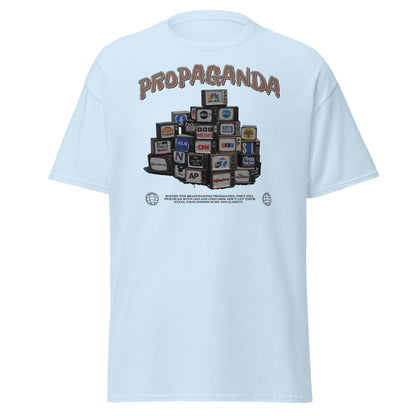 retro propaganda graphic tee Beware the Propaganda t-shirt VectorDesignsArizona