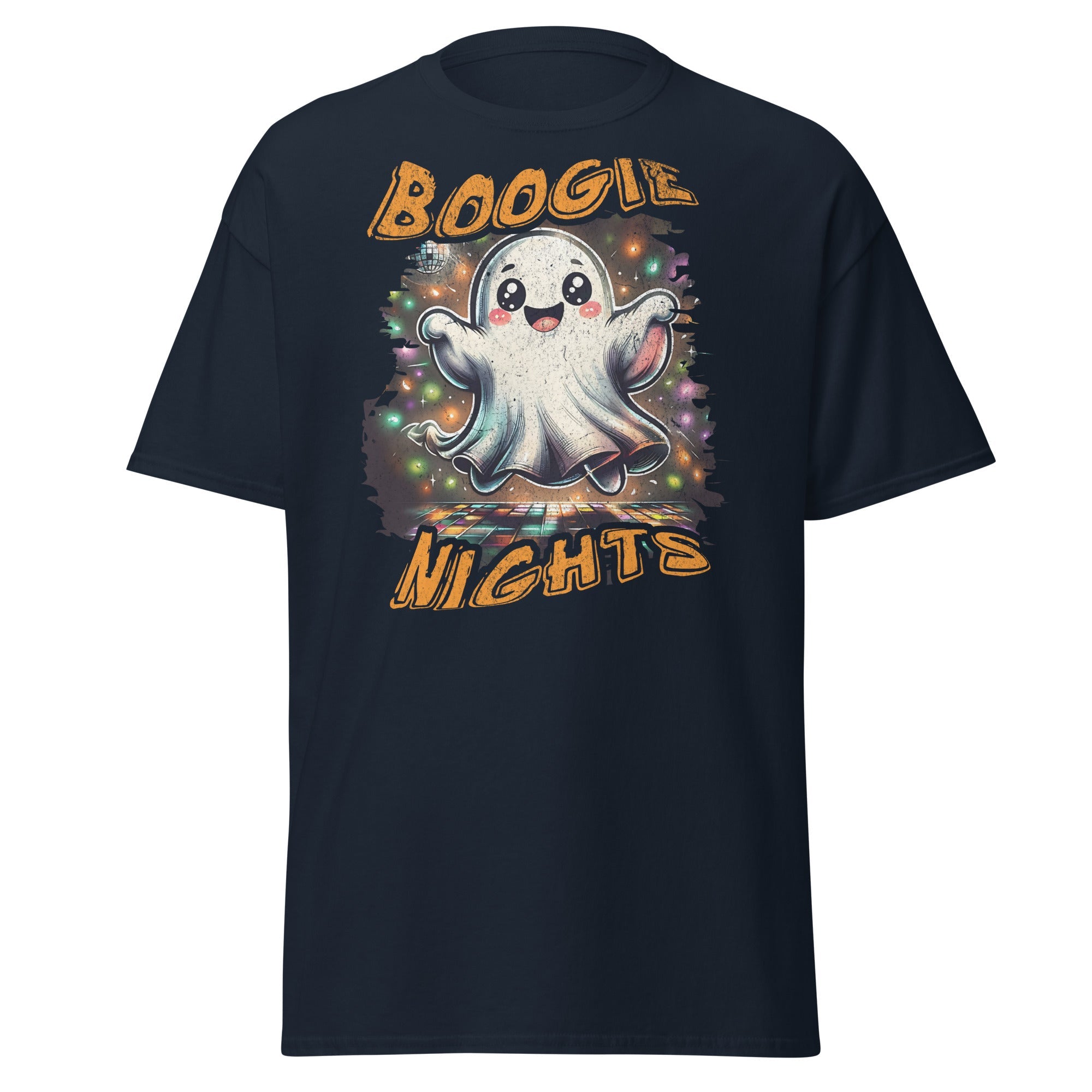 Boogie Nights Halloween Tee - Fun Vintage Inspired Graphic Shirt for Halloween Parties & Costume EventsT-shirtVectorDesignsArizona7137271_11561
