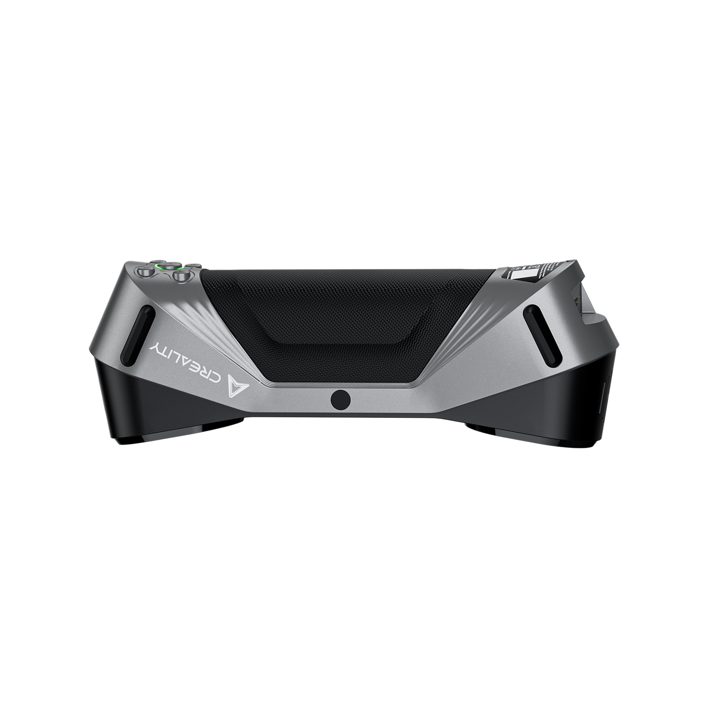 Creality CR-Scan Raptor 3D scanner bottom view showing sensor and connector placement