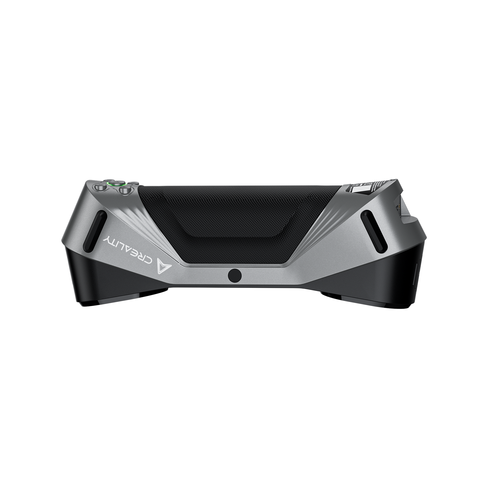 Creality CR-Scan Raptor 3D scanner bottom view showing sensor and connector placement
