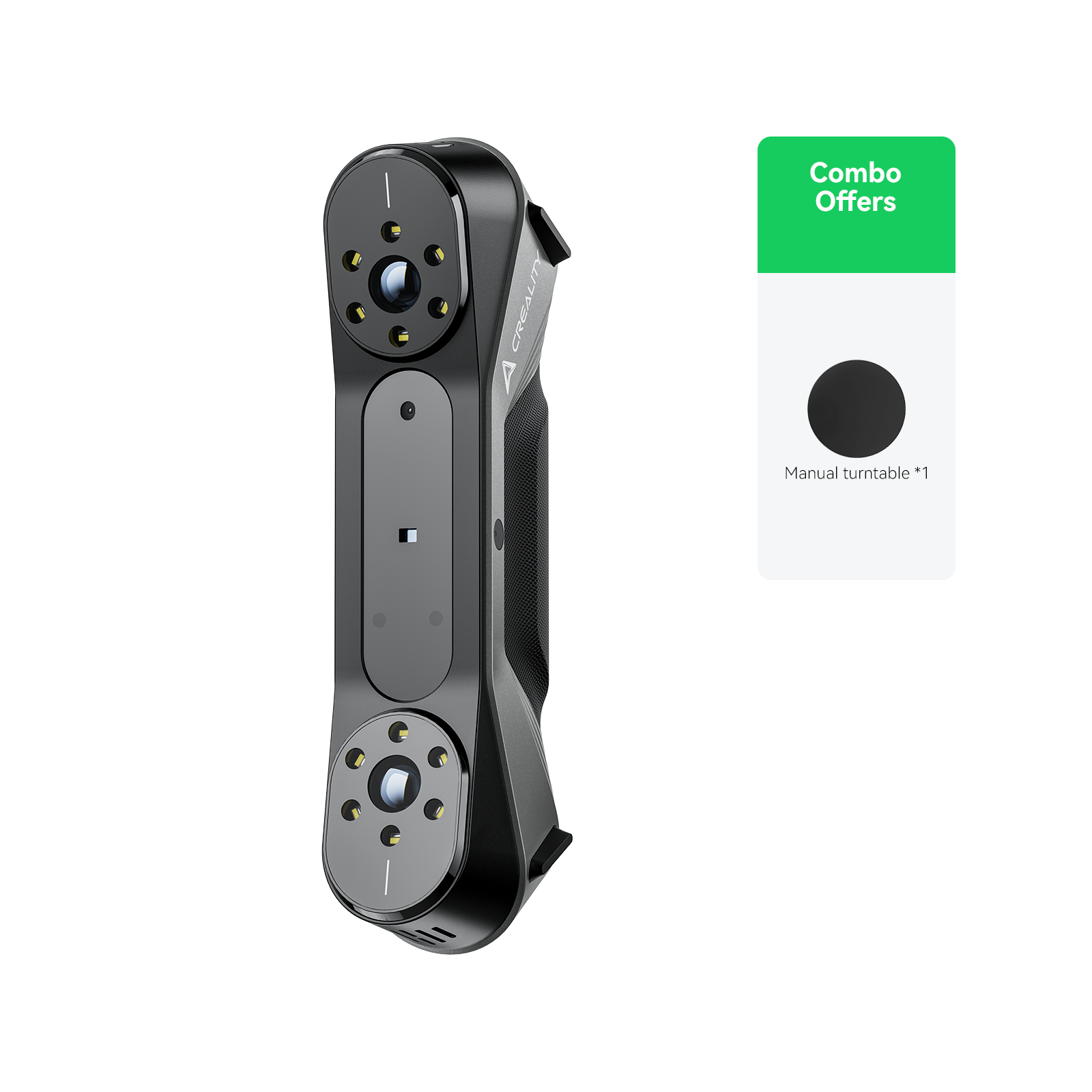 Creality CR-Scan Raptor combo package with scanning turntable accessory included