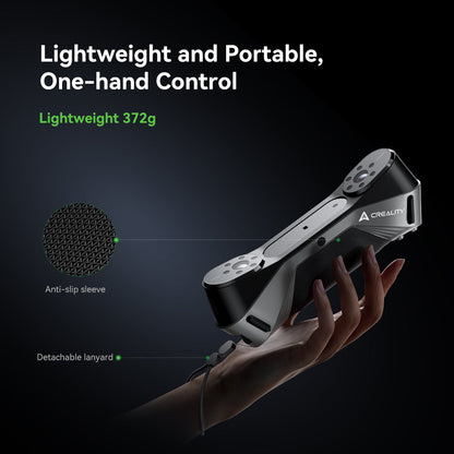 CR-Scan Raptor lightweight 372g portable design with one-hand control for mobile scanning