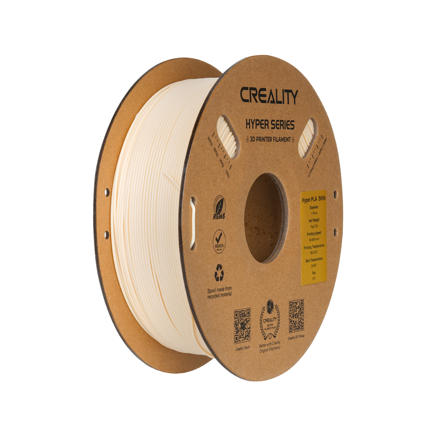 Creality Hyper Series PLA 1kg Filament in skin – 1.75 mm 3D printing material