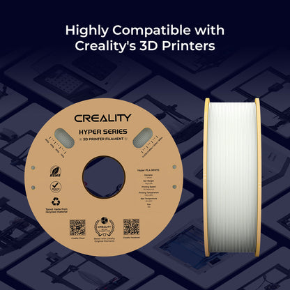 Creality Hyper Series PLA filament spool showing compatibility with Creality’s 3D printers – VectorDesignsArizona
