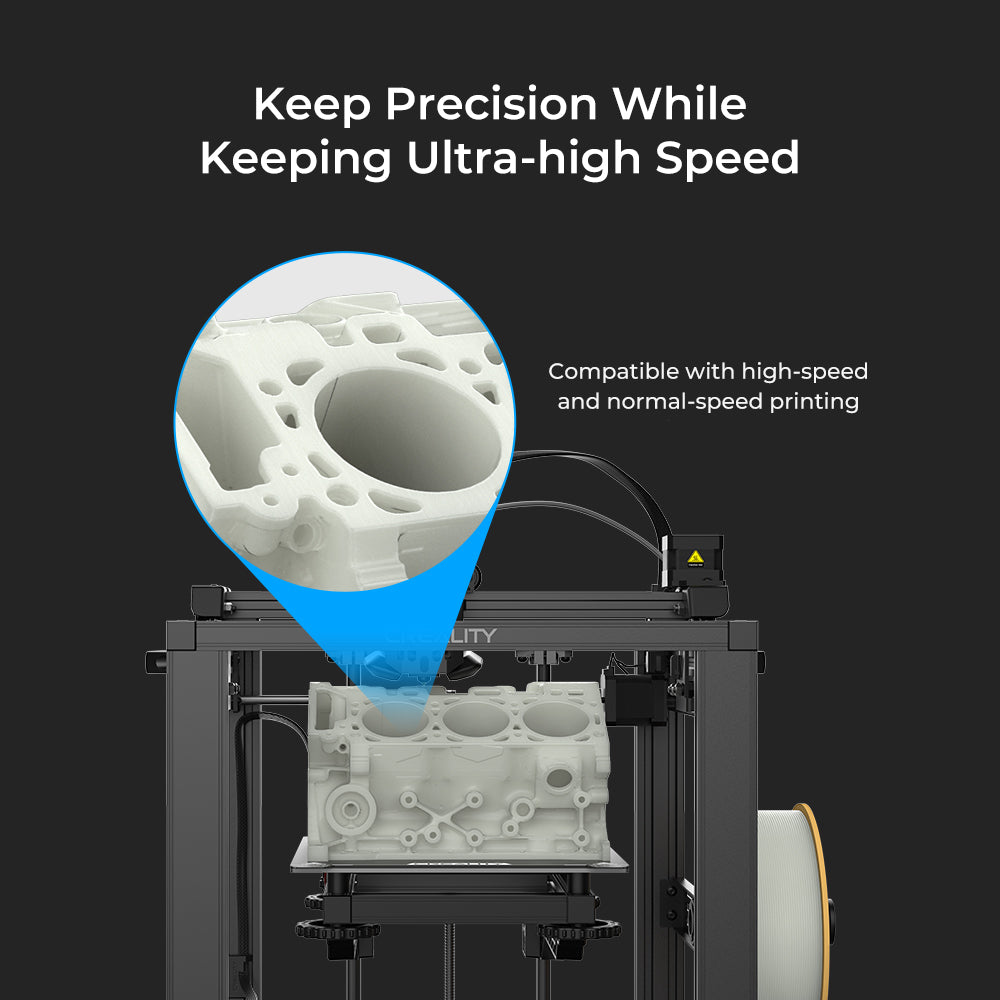 Creality Hyper Series PLA filament maintaining precision and layer accuracy during ultra-high-speed 3D printing – VectorDesignsArizona