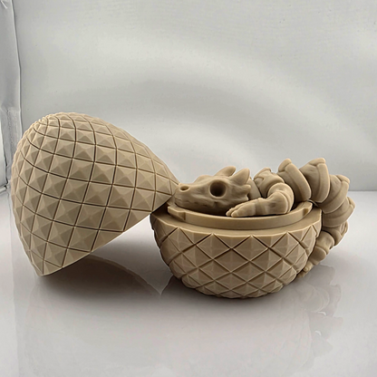3D Skeleton Dragon & Snake Flexy Figurine with Matching Eggs