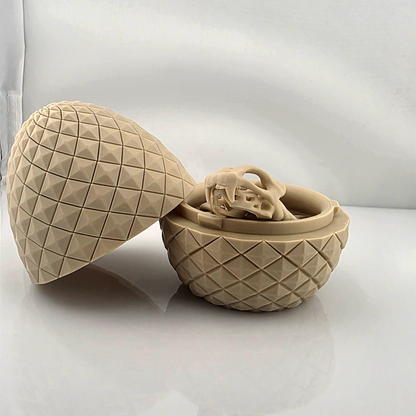 3D Skeleton Dragon & Snake Flexy Figurine with Matching Eggs