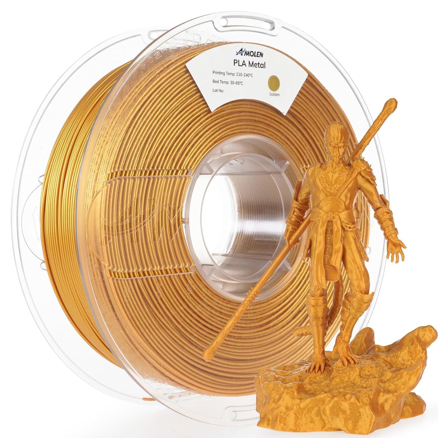 AMOLEN High Speed PLA 1.75mm 1KG — consistent diameter and surface quality