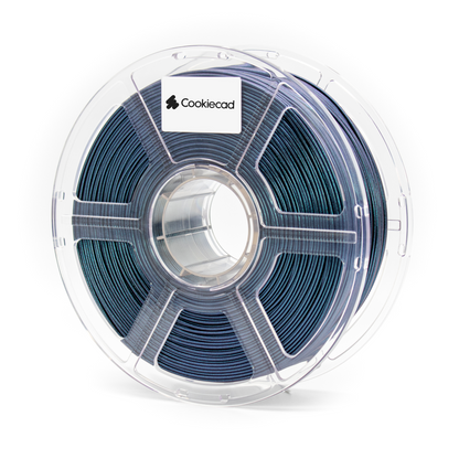 Cookiecad Dark Magic PETG filament 1.75mm 1kg – deep black with iridescent shimmer, 1kg spool