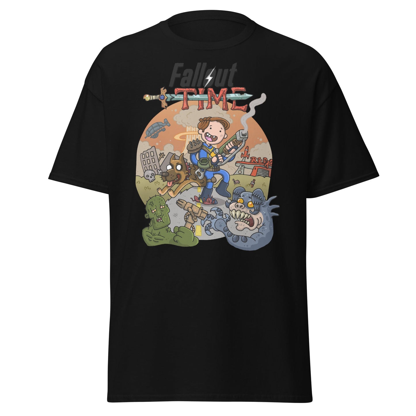 Fallout Inspired Fallout Time Tee - unisex fallout game shirt - Cool & Comfortable ApparelT-shirtVectorDesignsArizona3986431_11546