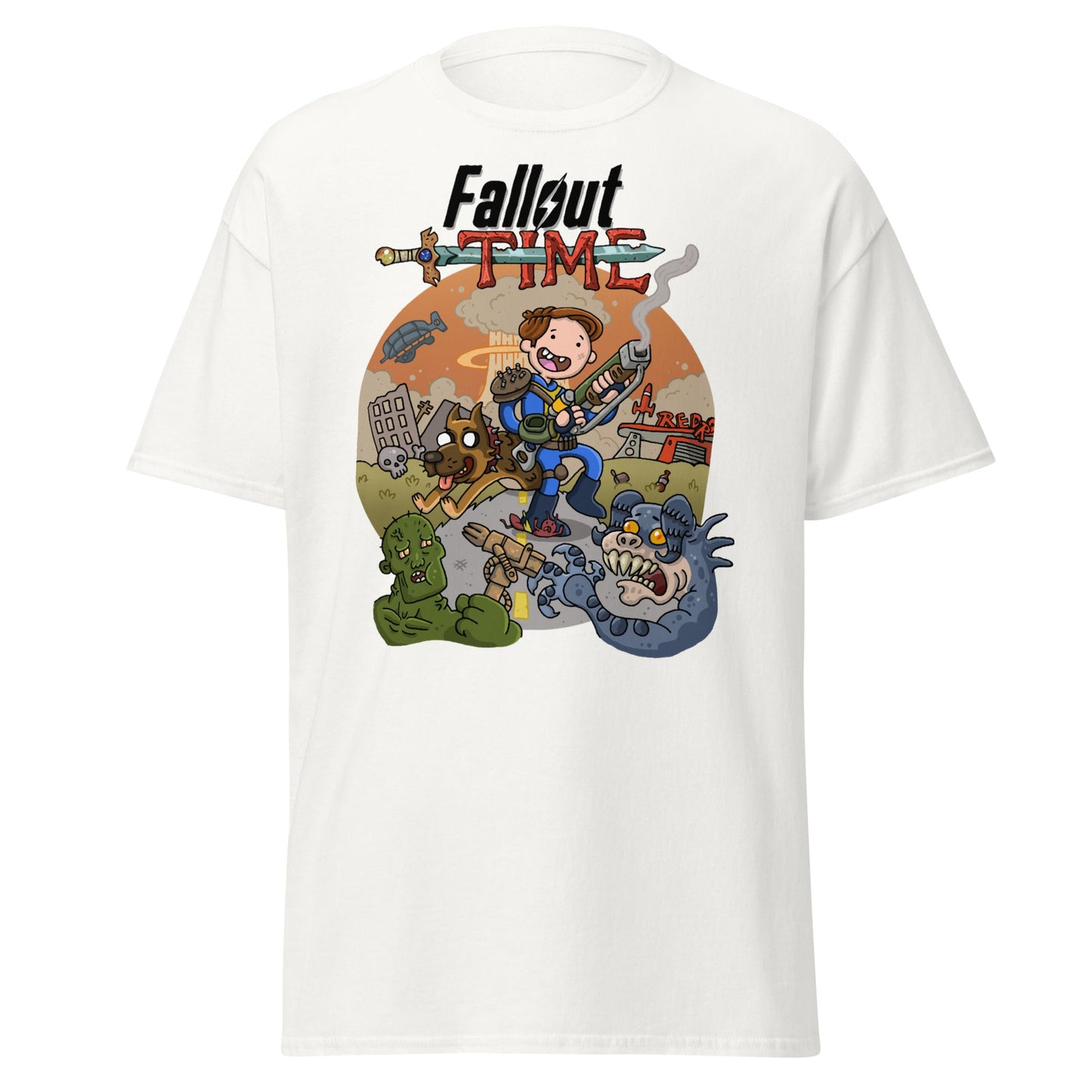 Fallout Inspired Fallout Time Tee - unisex fallout game shirt - Cool & Comfortable ApparelT-shirtVectorDesignsArizona3986431_11576