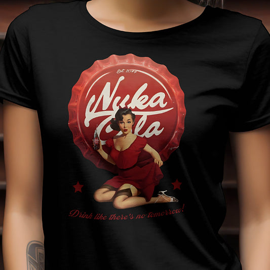 Fallout Inspired Nuka Cola Tee - unisex fallout game shirt  - Cool & Comfortable Apparel — T-Shirt, VectorDesignsArizona