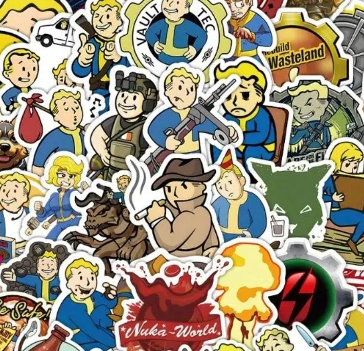 Fallout Mystery Sticker Packs 10 - 20 - 30 No Duplicates - Strong Durable VinylStickersVectorDesignsArizona1980308673