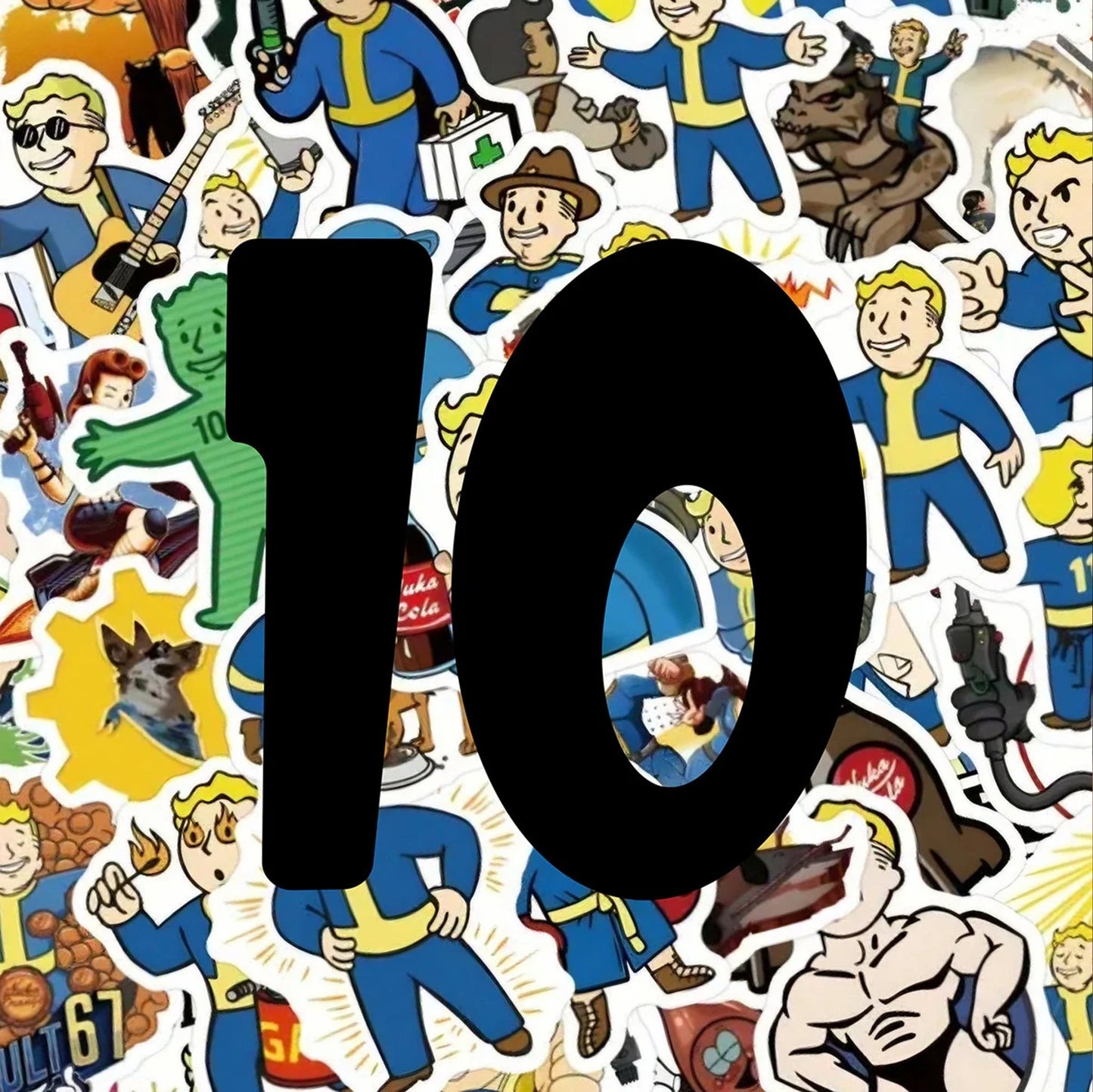 Fallout Mystery Sticker Packs 10 - 20 - 30 No Duplicates - Strong Durable VinylStickersVectorDesignsArizona1980308673