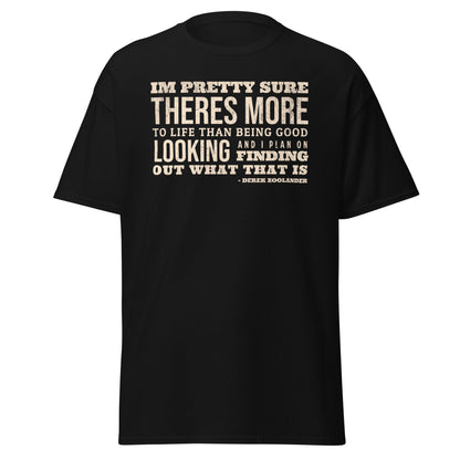 Comedy movie quote graphic shirt in maroon Gildan 5000 unisex tee by VectorDesignsArizona