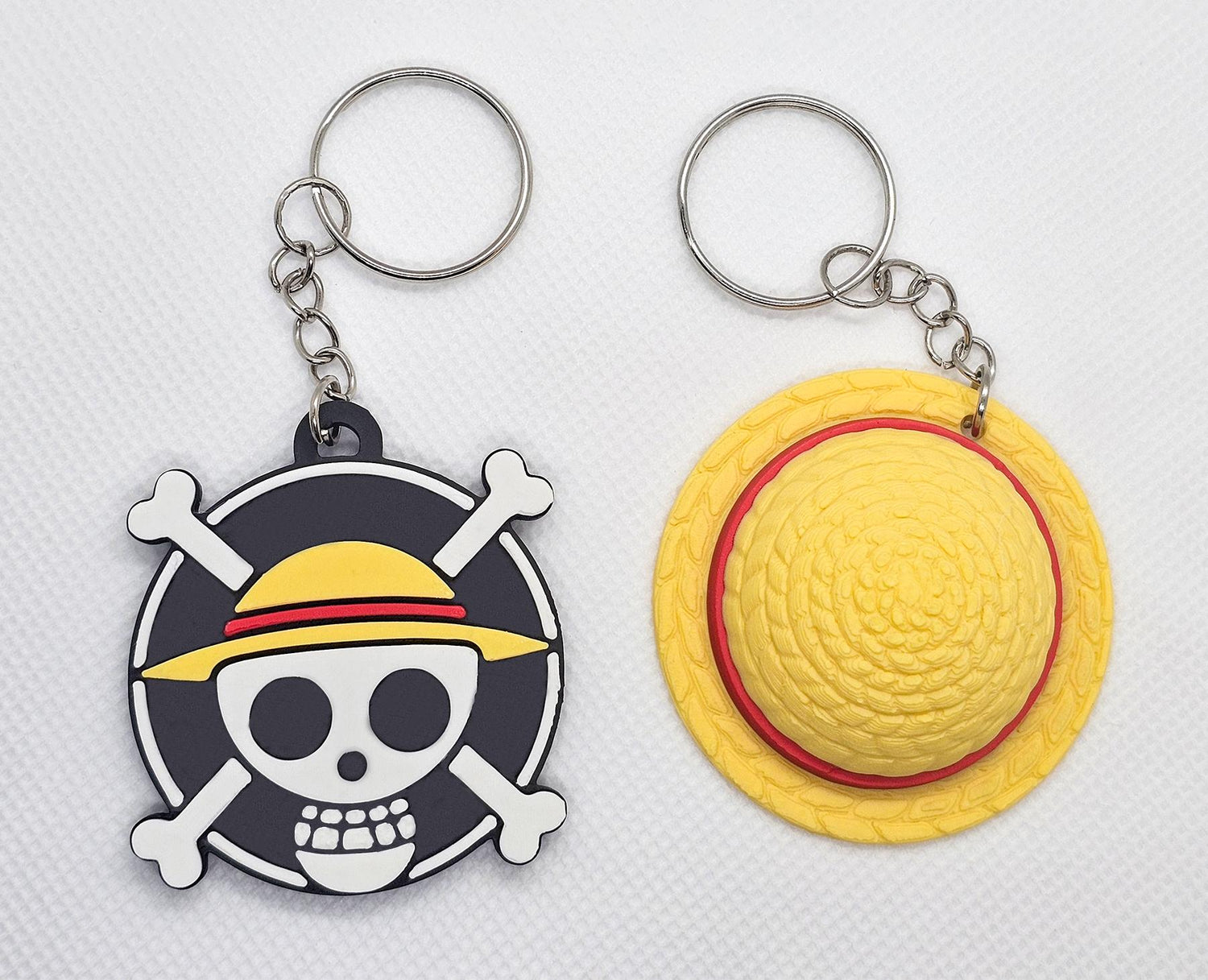 One Piece Monkey D Luffy Keychain Set - Manga Inspired 2 Pack - Anime Fan Gift - Collectible Keychains for FansKeychainVectorDesignsArizona1433909441