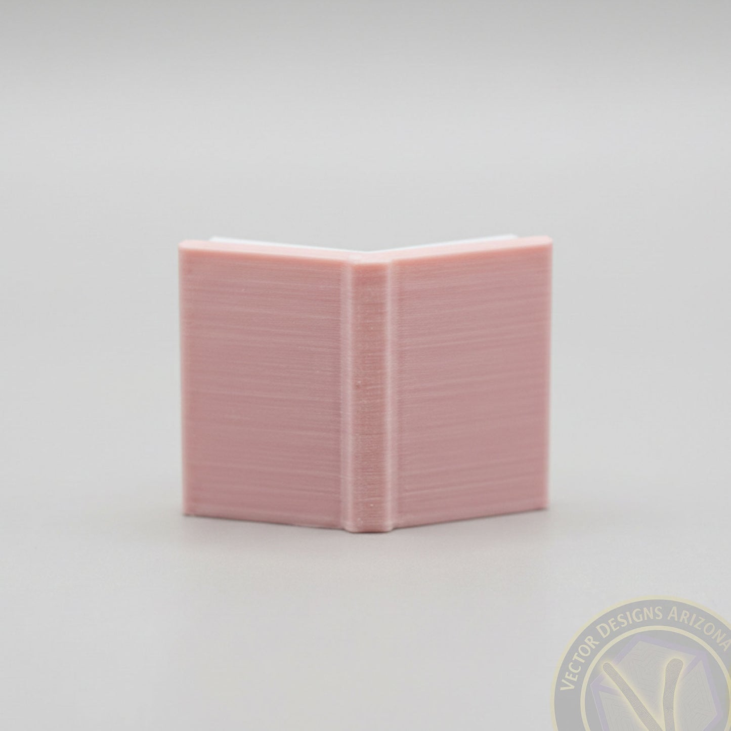 Pink miniature book accessory for Reading Ghost and Grim Reader desk decor