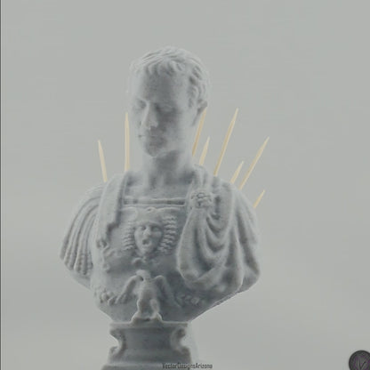 Julius Caesar toothpick holder