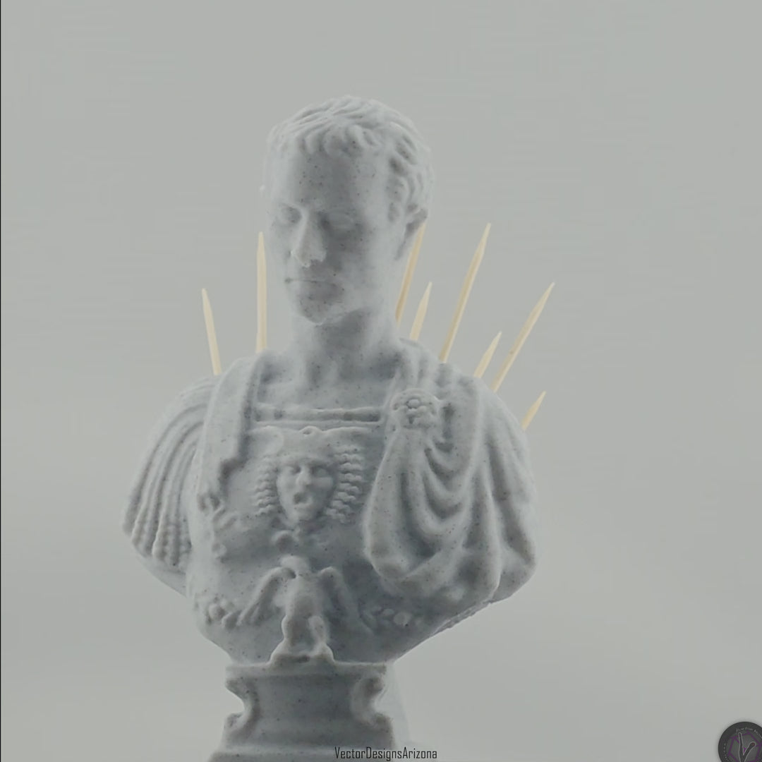 Julius Caesar toothpick holder
