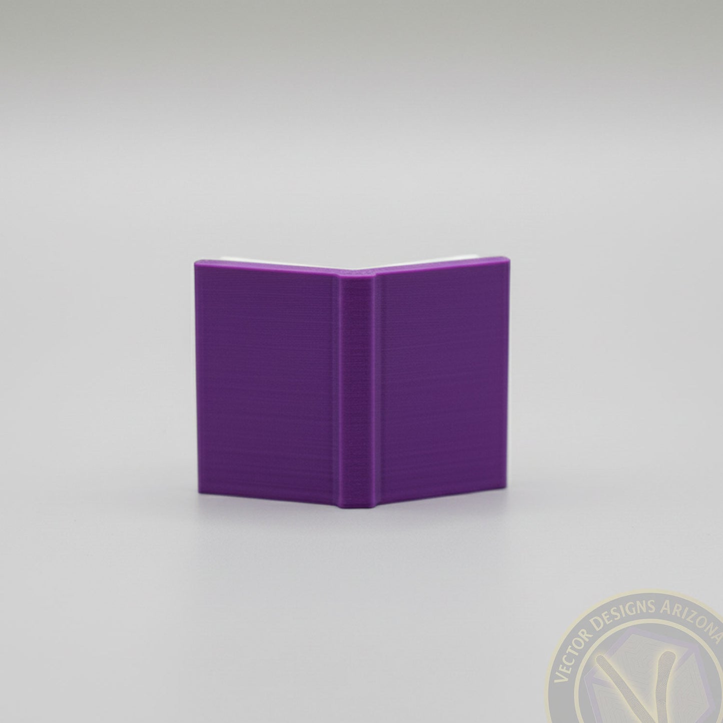 Purple miniature book accessory for Reading Ghost and Grim Reader desk decor