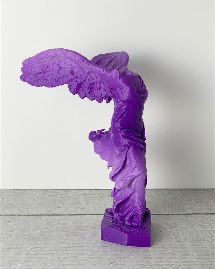 Cookiecad Purple Ombré PLA filament – spool and packaging